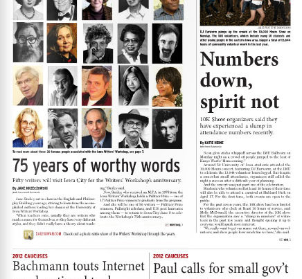 The Daily Iowan - Front page - April 12