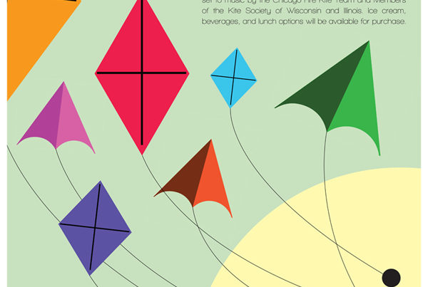 Kite festival poster image