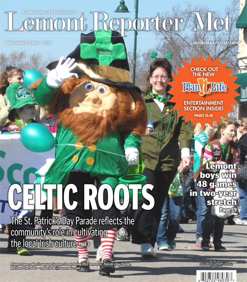 Lemont Reporter/Met - Cover page - Spring 2013